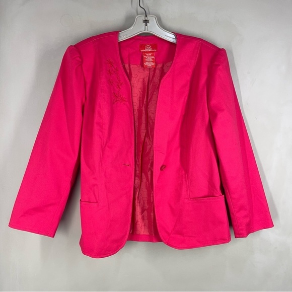 Oscar de la Renta Jackets & Blazers - Oscar De La Renta Embroidered Blazer 10